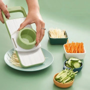 5 In 1 Stainless Steel Vegetable Slicer Cutter
