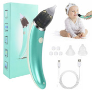 Electric USB Rechargeable Nasal Aspirator Baby Nose Cleaner
