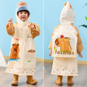 Waterproof Kids Raincoat (EVA) with Backpack Spot Ideal Student